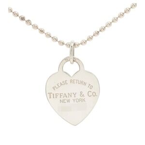 TIFFANY & CO. Return to Tiffany Heart Necklace | Sterling Silver | AUTHENTICATED